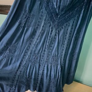 Holy Clothing embroidered mini dress/tunic